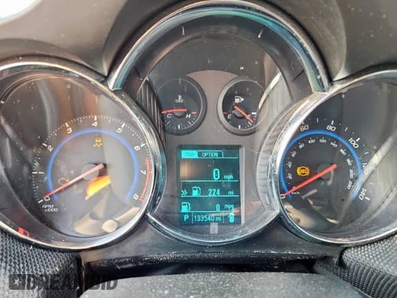 2016 Chevrolet Cruze LT z VIN 1G1PF5SBXG7100240, wystawiony jako Copart lot #80127405 z przebiegiem 133 540 mil mil oraz Czysty tytuł • Clean title. Historia ofert i sprzedaży dostępna na DreamBid. Obrazek 9.