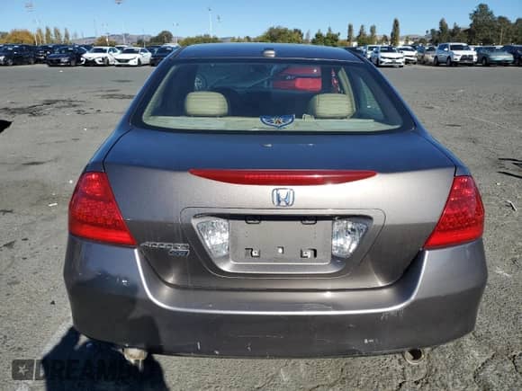 2007 Honda Accord EX-L with VIN 1HGCM66807A074672, listed as a Copart auction lot 85421675 with 143,200 mi miles and Clean title. Bid and sale history available at DreamBid. Image 6.