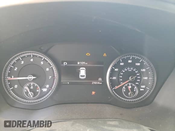 2023 Hyundai Santa Fe XRT with VIN 5NMS6DAJ5PH542520, listed as a Copart auction lot 62056915 with 27,014 mi miles and Salvage title. Bid and sale history available at DreamBid. Image 9.