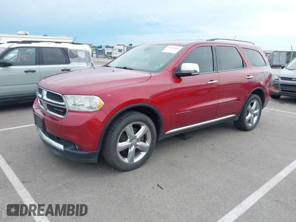 2013 Dodge Durango Citadel with VIN 1C4RDJEGXDC637943, listed as a IAAI auction lot 42681869 with 223,664 mi miles and . Bid and sale history available at DreamBid. Image 2.