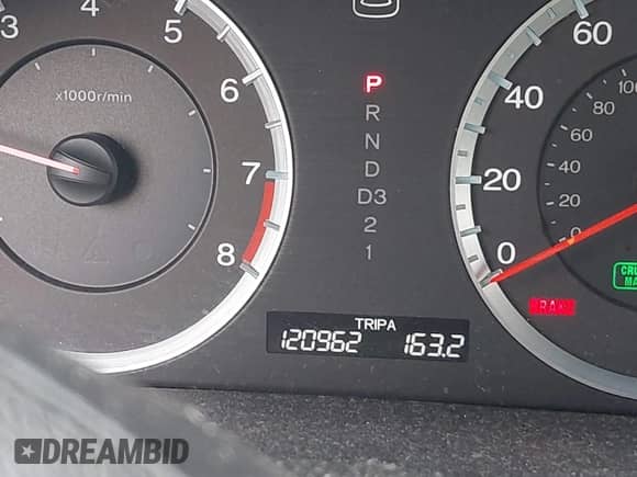 2009 Honda Accord EX z VIN 1HGCP26799A102477, wystawiony jako IAAI lot #43251936 z przebiegiem 120 962 mil mil oraz . Historia ofert i sprzedaży dostępna na DreamBid. Obrazek 7.