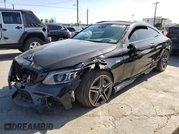 2022 Mercedes-Benz C 43 AMG с VIN W1KWJ6EB9NG106956, выставлен на аукционе Copart как лот 57430925 с пробегом Не указан миль и Списание • Salvage title. История ставок и продаж доступна на DreamBid. Изображение 1.