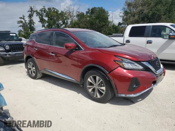2021 Nissan Murano SV с VIN 5N1AZ2BJ4MC137292, выставлен на аукционе Copart как лот 84628515 с пробегом 48 791 миль миль и Списание • Salvage title. История ставок и продаж доступна на DreamBid. Изображение 4.