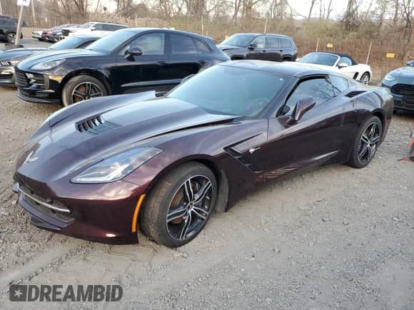 2017 Chevrolet Corvette 2LT с VIN 1G1YD2D78H5112367, выставлен на аукционе Copart как лот 81674194 с пробегом 19 289 миль миль и Списание • Salvage title. История ставок и продаж доступна на DreamBid. Изображение 1.