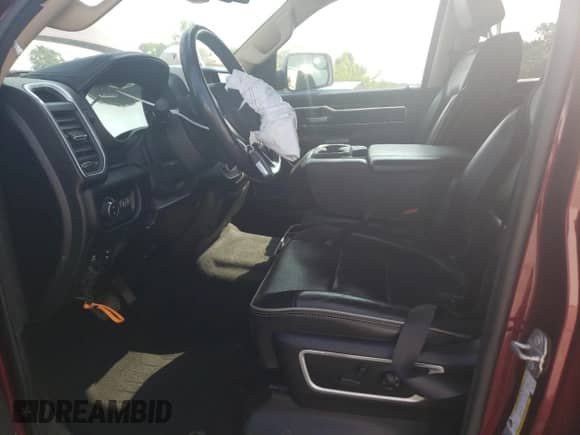 2019 Ram 1500 Laramie z VIN 1C6SRFDTXKN525165, wystawiony jako Copart lot #58856435 z przebiegiem 86 005 mil mil oraz Szkoda całkowita • Salvage title. Historia ofert i sprzedaży dostępna na DreamBid. Obrazek 7.