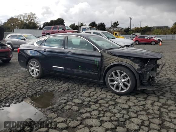 2017 Chevrolet Impala Premier with VIN 2G1145S30H9144588, listed as a Copart auction lot 86850435 with 143,098 mi miles and Salvage title. Bid and sale history available at DreamBid. Image 4.