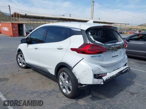 2020 Chevrolet Bolt EV LT with VIN 1G1FY6S06L4129658, listed as a IAAI auction lot 42372460 with 43,417 mi miles and . Bid and sale history available at DreamBid. Image 3.