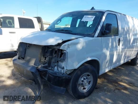 2023 Chevrolet Express Cargo z VIN 1GCWGBFP1P1119444, wystawiony jako IAAI lot #41401290 z przebiegiem 48 653 mil mil oraz . Historia ofert i sprzedaży dostępna na DreamBid. Obrazek 6.