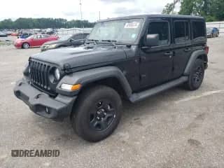2023 Jeep Wrangler Sport with VIN 1C4HJXDG0PW626106, listed as a Copart auction lot 62696574 with 16,207 mi miles and Salvage title. Bid and sale history available at DreamBid. Image 1.