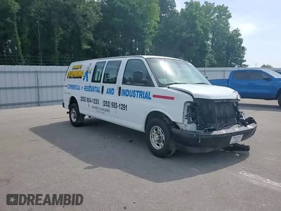 2019 Chevrolet Express Cargo с VIN 1GCWGBFG7K1213269, выставлен на аукционе Copart как лот 59140875 с пробегом 119 561 миль миль и Списание • Salvage title. История ставок и продаж доступна на DreamBid. Изображение 14.
