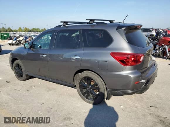 2018 Nissan Pathfinder S with VIN 5N1DR2MN7JC653915, listed as a Copart auction lot 80292405 with 111,264 mi miles and Salvage title. Bid and sale history available at DreamBid. Image 2.