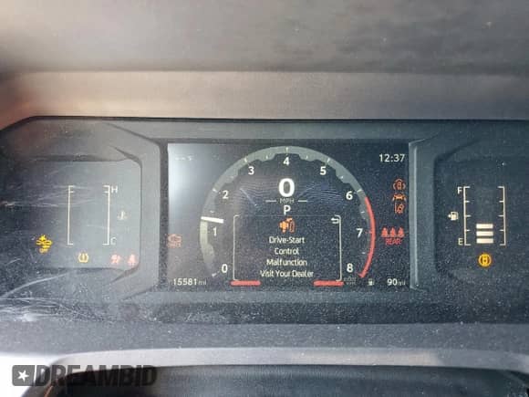 2024 Toyota Tacoma SR5 with VIN 3TMKB5FN4RM019129, listed as a Copart auction lot 80289065 with 15,581 mi miles and Salvage title. Bid and sale history available at DreamBid. Image 9.