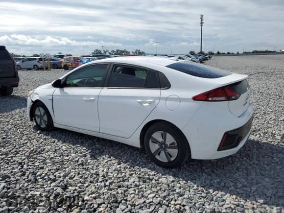 2017 Hyundai Ioniq Blue with VIN KMHC65LC0HU031277, listed as a Copart auction lot 80509355 with 120,075 mi miles and Clean title. Bid and sale history available at DreamBid. Image 2.