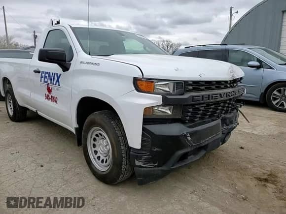 2022 Chevrolet Silverado 1500 Work Truck with VIN 3GCNWAEK9NG185348, listed as a Copart auction lot 51821065 with 45,575 mi miles and Salvage title. Bid and sale history available at DreamBid. Image 11.