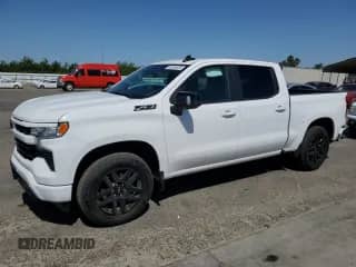 2025 Chevrolet Silverado 1500 RST with VIN 2GCUKEED0S1159581, listed as a Copart auction lot 59160835 with 4,065 mi miles and Salvage title. Bid and sale history available at DreamBid. Image 1.