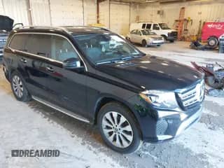 2017 Mercedes-Benz GLS 450 with VIN 4JGDF6EE9HA925501, listed as a IAAI auction lot 43338103 with 129,138 mi miles and . Bid and sale history available at DreamBid. Image 1.