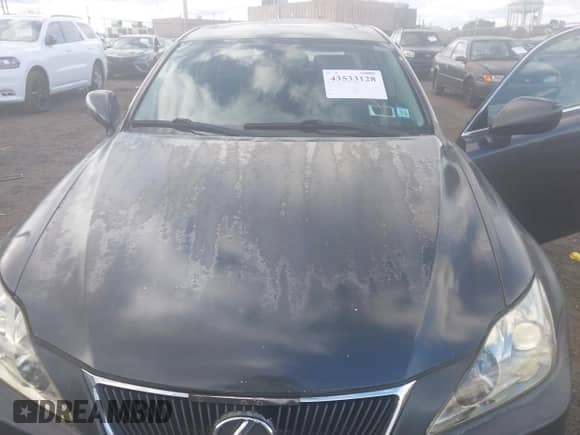 2007 Lexus IS 250 with VIN JTHCK262372018405, listed as a IAAI auction lot 43533128 with 214,365 mi miles and . Bid and sale history available at DreamBid. Image 6.