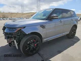 2022 Land Rover Range Rover Sport SVR with VIN SALWZ2RE2NA239229, listed as a Copart auction lot 51290985 with 15,952 mi miles and Salvage title. Bid and sale history available at DreamBid. Image 1.