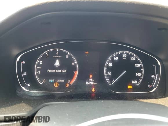 2020 Honda Accord Sport with VIN 1HGCV2F39LA014779, listed as a Copart auction lot 58212765 with 104,718 mi miles and Salvage title. Bid and sale history available at DreamBid. Image 9.
