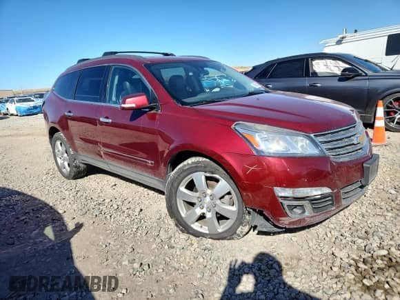 2016 Chevrolet Traverse LTZ z VIN 1GNKVJKD9GJ213704, wystawiony jako Copart lot #84606845 z przebiegiem 142 163 mil mil oraz Szkoda całkowita • Salvage title. Historia ofert i sprzedaży dostępna na DreamBid. Obrazek 4.