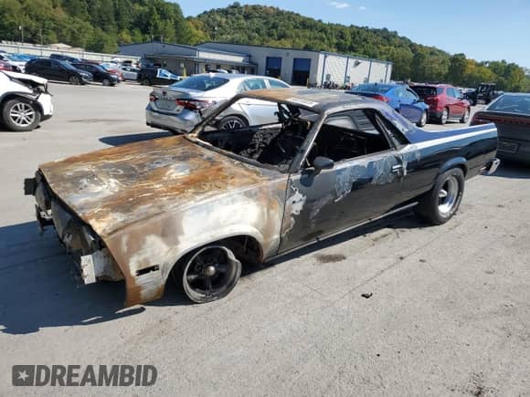 1987 Chevrolet El Camino с VIN 3GCCW80H0HS906069, выставлен на аукционе Copart как лот 80310025 с пробегом Не указан миль и Списание • Salvage title. История ставок и продаж доступна на DreamBid. Изображение 1.