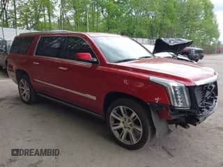 2015 Cadillac Escalade ESV Premium with VIN 1GYS4JKJ1FR224501, listed as a IAAI auction lot 42248592 with 116,888 mi miles and . Bid and sale history available at DreamBid. Image 1.