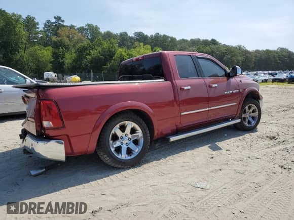 2012 Ram 1500 Laramie with VIN 1C6RD7JT7CS285521, listed as a Copart auction lot 66032875 with 143,555 mi miles and Salvage title. Bid and sale history available at DreamBid. Image 3.