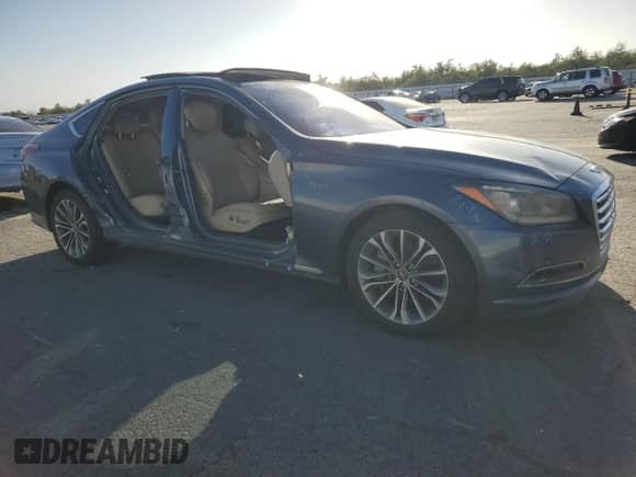 2015 Hyundai Genesis 3.8L с VIN KMHGN4JE7FU048397, выставлен на аукционе Copart как лот 82250425 с пробегом 137 161 миль миль и Списание • Salvage title. История ставок и продаж доступна на DreamBid. Изображение 4.