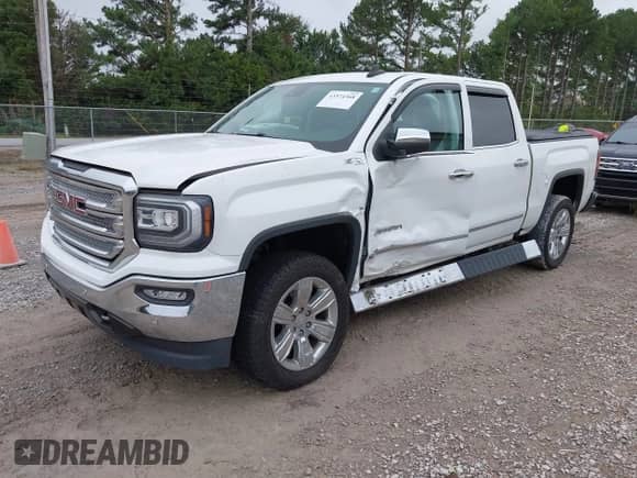 2018 GMC Sierra 1500 SLT z VIN 3GTU2NECXJG634683, wystawiony jako IAAI lot #43374368 z przebiegiem 76 104 mil mil oraz . Historia ofert i sprzedaży dostępna na DreamBid. Obrazek 2.