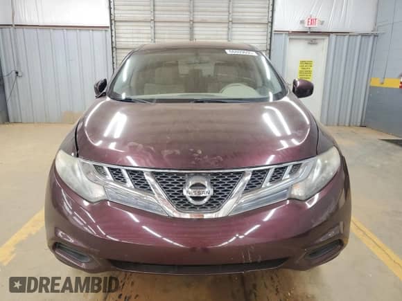 2014 Nissan Murano SV with VIN JN8AZ1MU0EW420136, listed as a Copart auction lot 66809695 with 137,953 mi miles and Salvage title. Bid and sale history available at DreamBid. Image 5.