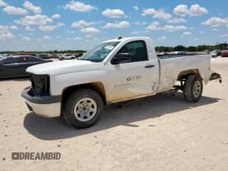 2014 Chevrolet Silverado 1500 Work Truck z VIN 1GCNCPEH4EZ324978, wystawiony jako Copart lot #68356245 z przebiegiem 83 060 mil mil oraz Szkoda całkowita • Salvage title. Historia ofert i sprzedaży dostępna na DreamBid. Obrazek 1.