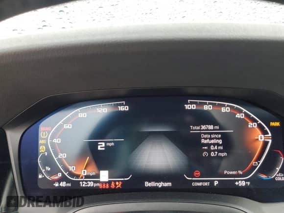 2022 BMW 4 Series M440i xDrive с VIN WBA13AW04NFM50227, выставлен на аукционе Copart как лот 55770745 с пробегом 36 788 миль миль и Списание • Salvage title. История ставок и продаж доступна на DreamBid. Изображение 9.