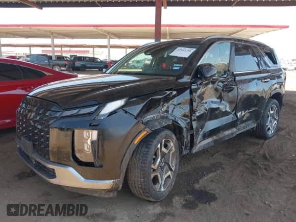 2023 Hyundai Palisade SEL with VIN KM8R4DGE5PU495119, listed as a IAAI auction lot 42542236 with 56,343 mi miles and . Bid and sale history available at DreamBid. Image 2.