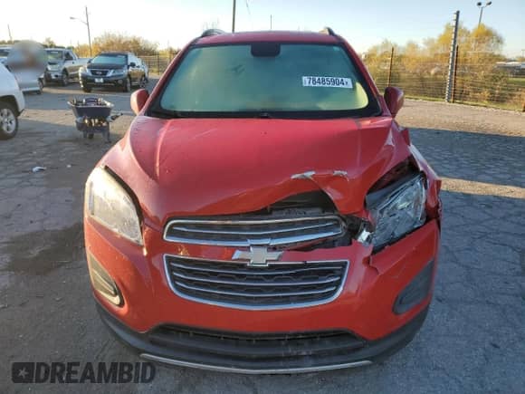 2016 Chevrolet Trax LT with VIN KL7CJLSB3GB753981, listed as a Copart auction lot 78485904 with 54,292 mi miles and Clean title. Bid and sale history available at DreamBid. Image 5.