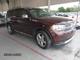 2012 Dodge Durango Citadel with VIN 1C4SDHET8CC266528, listed as a IAAI auction lot 42609654 with 123,692 mi miles and . Bid and sale history available at DreamBid. Image 1.