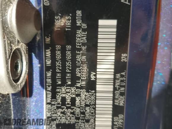 2023 Toyota Sienna Limited с VIN 5TDZRKECXPS169624, выставлен на аукционе Copart как лот 57683695 с пробегом 31 310 миль миль и Списание • Salvage title. История ставок и продаж доступна на DreamBid. Изображение 13.