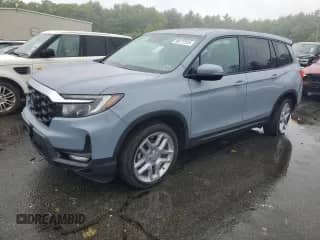 2024 Honda Passport EX-L с VIN 5FNYF8H5XRB020030, выставлен на аукционе Copart как лот 58777515 с пробегом 12 508 миль миль и Списание • Salvage title. История ставок и продаж доступна на DreamBid. Изображение 1.