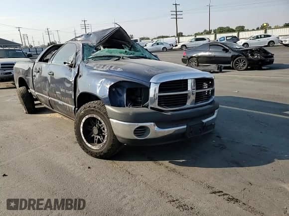2006 Dodge 1500 ST with VIN 1D7HA18K76J162020, listed as a Copart auction lot 64131315 with 146,758 mi miles and Salvage title. Bid and sale history available at DreamBid. Image 13.
