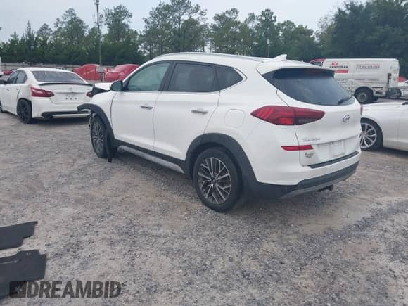 2020 Hyundai Tucson Limited with VIN KM8J3CALXLU247217, listed as a IAAI auction lot 43301999 with 102,766 mi miles and . Bid and sale history available at DreamBid. Image 3.