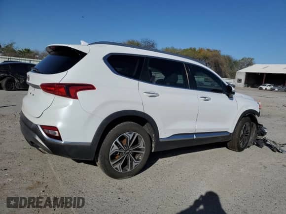 2019 Hyundai Santa Fe Limited z VIN 5NMS53AA0KH063542, wystawiony jako Copart lot #86742474 z przebiegiem 79 929 mil mil oraz Szkoda całkowita • Salvage title. Historia ofert i sprzedaży dostępna na DreamBid. Obrazek 3.