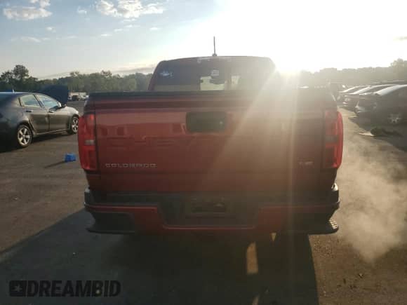 2021 Chevrolet Colorado 4WD LT with VIN 1GCGTCEN6M1296637, listed as a Copart auction lot 80132775 with 70,690 mi miles and Salvage title. Bid and sale history available at DreamBid. Image 6.