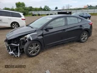 2018 Hyundai Elantra SEL with VIN 5NPD84LF9JH229640, listed as a Copart auction lot 65419625 with 41,451 mi miles and Salvage title. Bid and sale history available at DreamBid. Image 1.