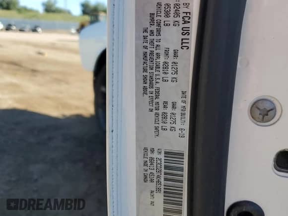 2019 Dodge Challenger R/T with VIN 2C3CDZBT4KH651891, listed as a Copart auction lot 71717775 with 88,405 mi miles and Salvage title. Bid and sale history available at DreamBid. Image 13.