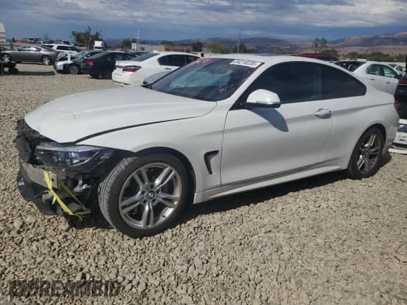 2018 BMW 4 Series 430i с VIN WBA4W3C59JAF91417, выставлен на аукционе Copart как лот 84218235 с пробегом 63 293 миль миль и Списание • Salvage title. История ставок и продаж доступна на DreamBid. Изображение 1.