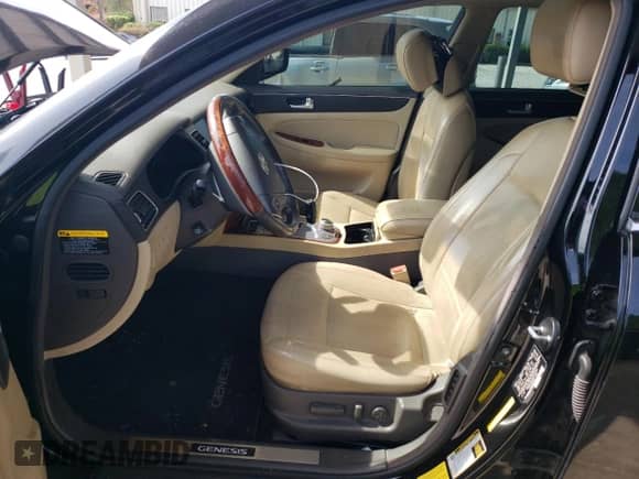 2012 Hyundai Genesis 4.6L with VIN KMHGC4DF3CU205168, listed as a Copart auction lot 65380454 with 175,156 mi miles and Salvage title. Bid and sale history available at DreamBid. Image 7.