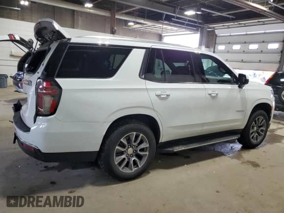 2023 Chevrolet Tahoe LS с VIN 1GNSKMKDXPR308137, выставлен на аукционе Copart как лот 66957305 с пробегом 23 898 миль миль и Списание • Salvage title. История ставок и продаж доступна на DreamBid. Изображение 3.