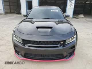 2020 Dodge Charger Scat Pack with VIN 2C3CDXGJ4LH213482, listed as a Copart auction lot 44143684 with 32,010 mi miles and Salvage title. Bid and sale history available at DreamBid. Image 5.
