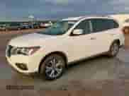 2018 Nissan Pathfinder SV with VIN 5N1DR2MMXJC647078, listed as a Copart auction lot 90591045 with 137,292 mi miles and Clean title. Bid and sale history available at DreamBid. Image 1.