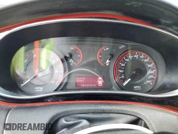 2016 Dodge Dart SE with VIN 1C3CDFAA6GD533845, listed as a Copart auction lot 80210765 with 180,202 mi miles and Salvage title. Bid and sale history available at DreamBid. Image 9.