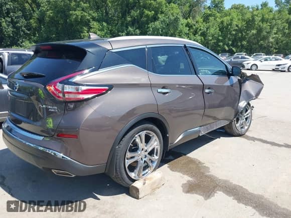 2018 Nissan Murano SV z VIN 5N1AZ2MH4JN186616, wystawiony jako IAAI lot #42637183 z przebiegiem 32 466 mil mil oraz . Historia ofert i sprzedaży dostępna na DreamBid. Obrazek 4.